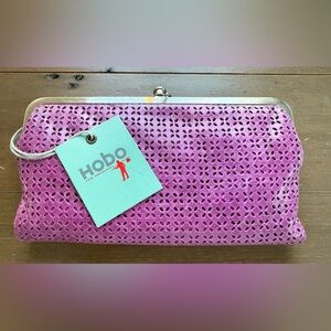 HOBO Perforated Lavender Clutch